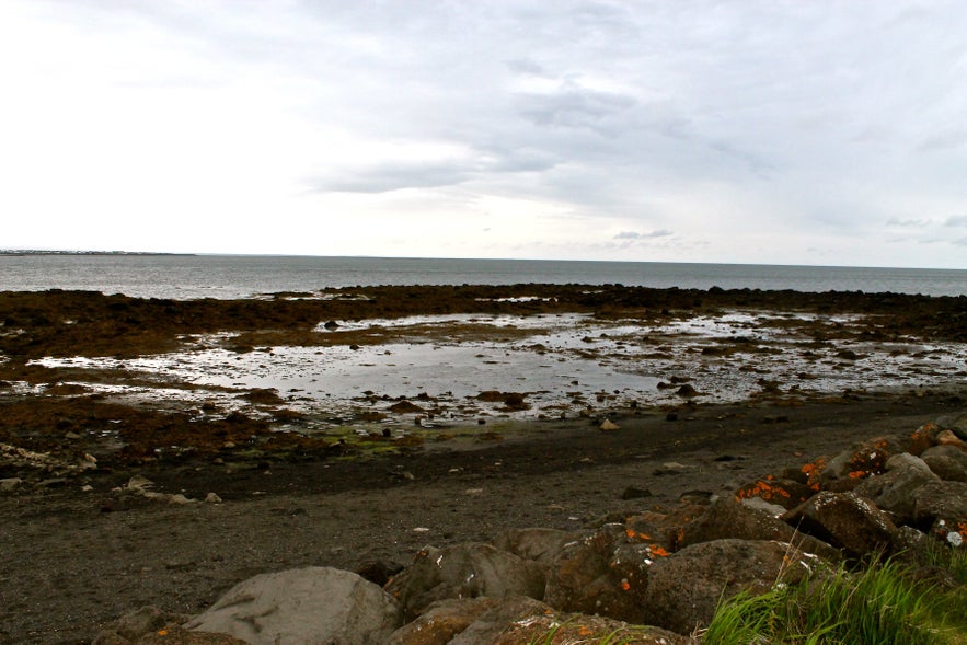 Photos of the seaside of Reykjavík