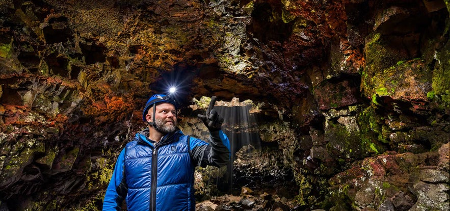 Raufarholshellir Lava Tunnel is Iceland's most accessible lava tube.