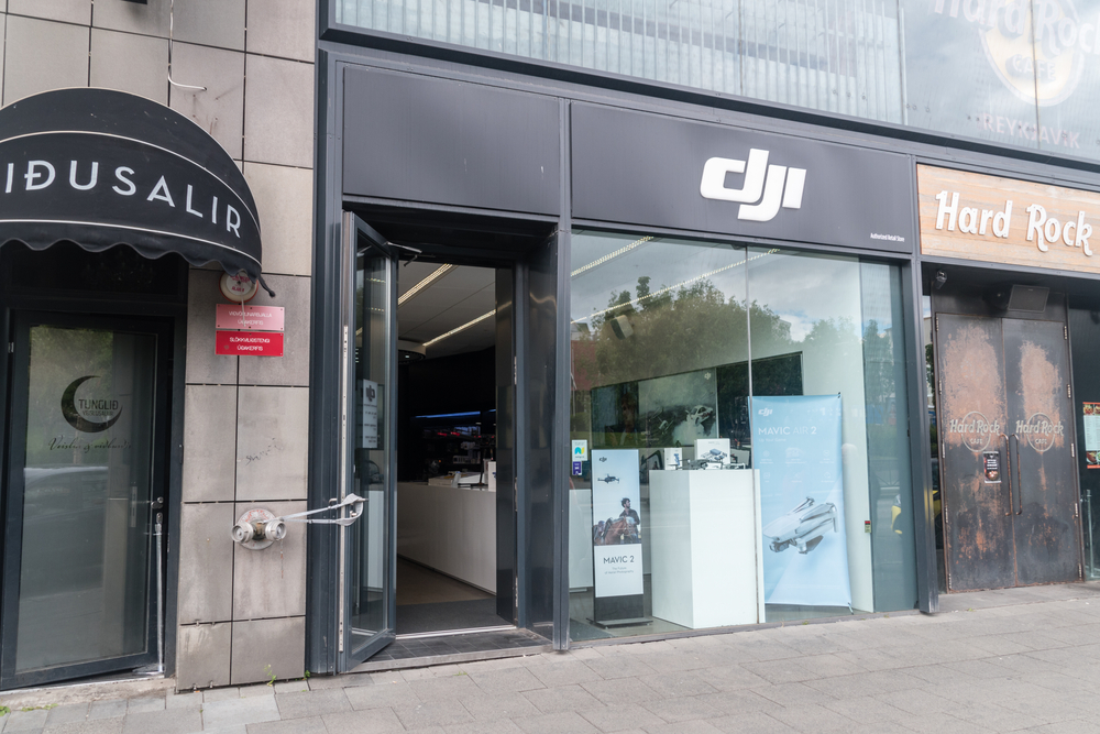 DJI Store Reykjavik offers top equipment and accessories for flying drones in Iceland and capturing stunning aerials.