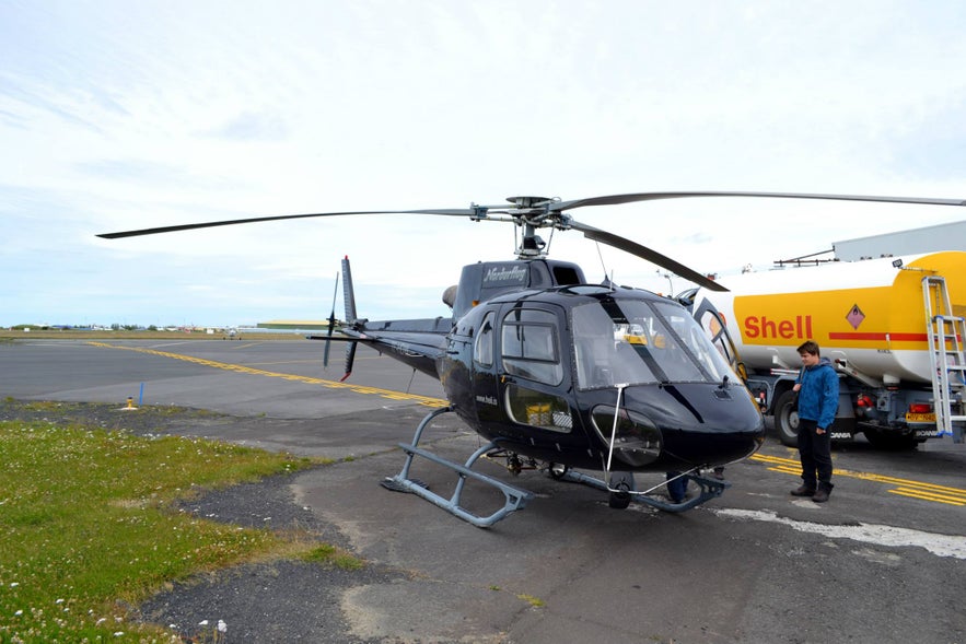 Helicopter tour over South Iceland