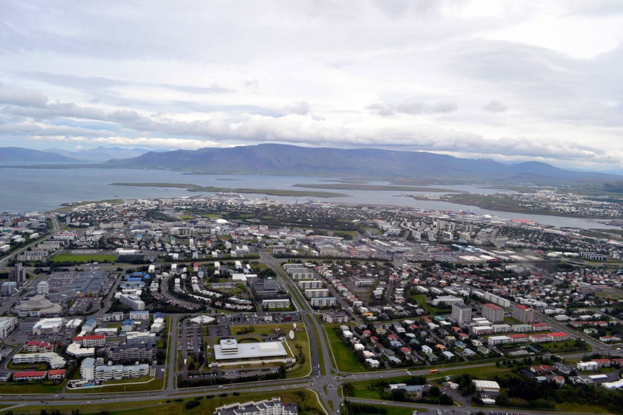 Helicopter tour over South Iceland