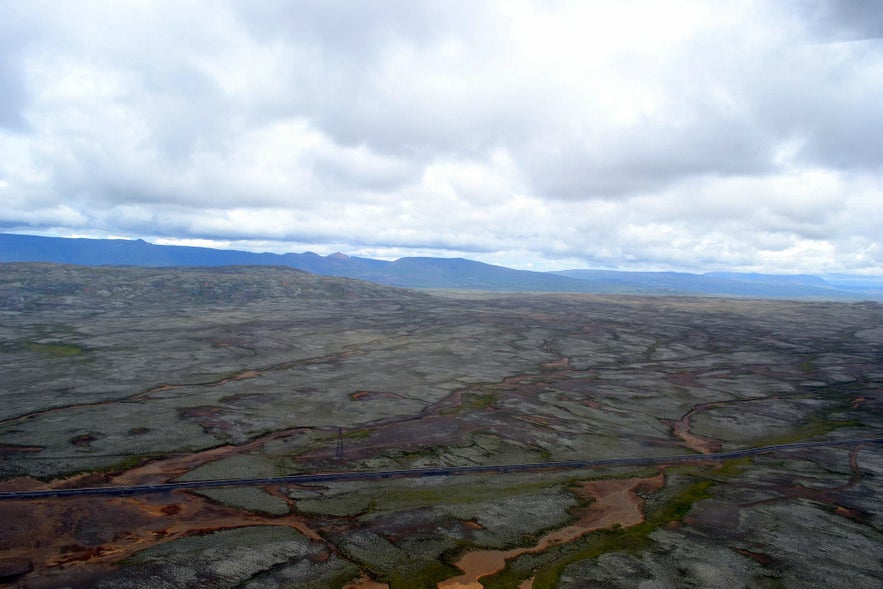 Helicopter tour over South Iceland