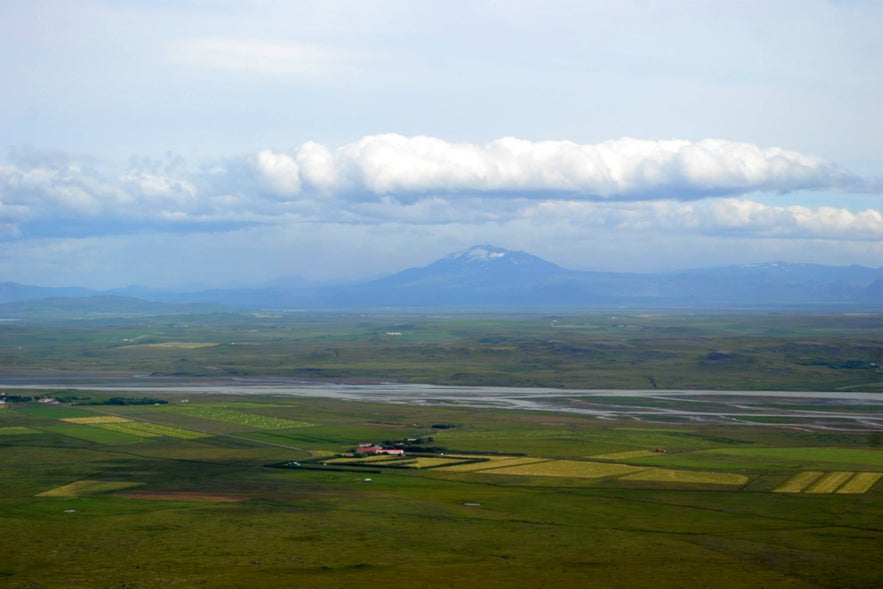 Helicopter tour over South Iceland