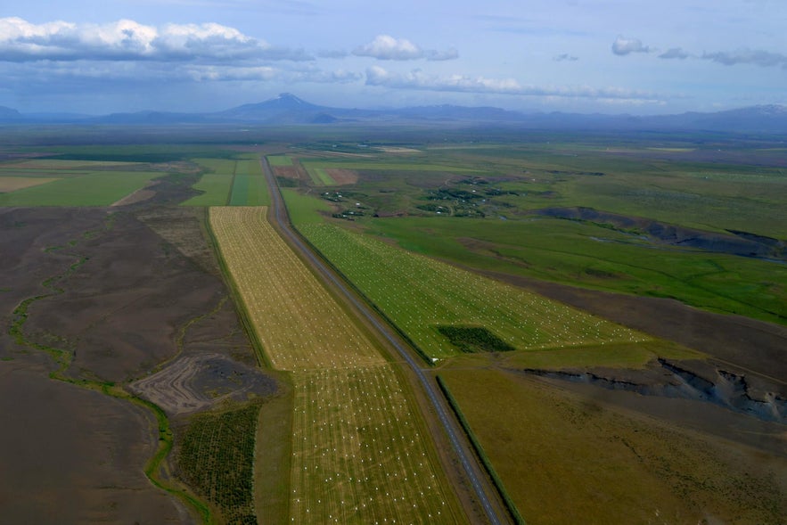 Helicopter tour over South Iceland