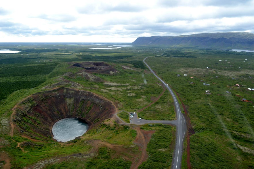 Helicopter tour over South Iceland