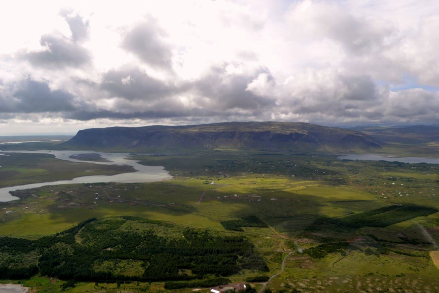 Helicopter tour over South Iceland