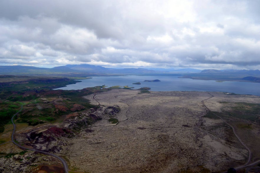 Helicopter tour over South Iceland