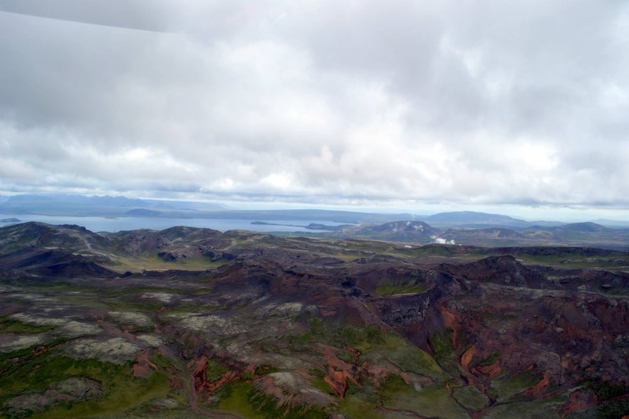 Helicopter tour over South Iceland