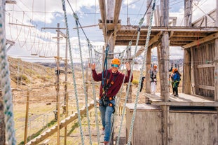 Conquering obstacles and pushing boundaries at the thrilling Adrenalin Adventure Park.