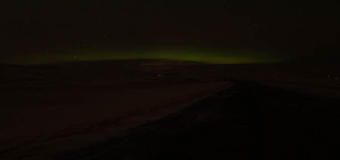 Northern Lights on a Freezing Night