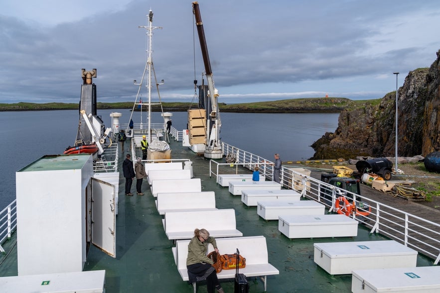 The Baldur Ferry will take you across Breidafjordur Bay to one of the hidden gems in Iceland, the peaceful Flatey Island.