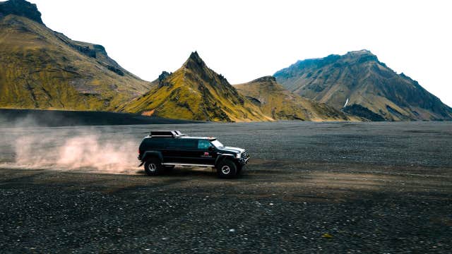 Private Katla Ice Cave Tour from Vik with Super Jeep and Black Beach Visit