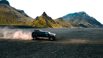 Private Katla Ice Cave Tour from Vik with Super Jeep and Black Beach Visit