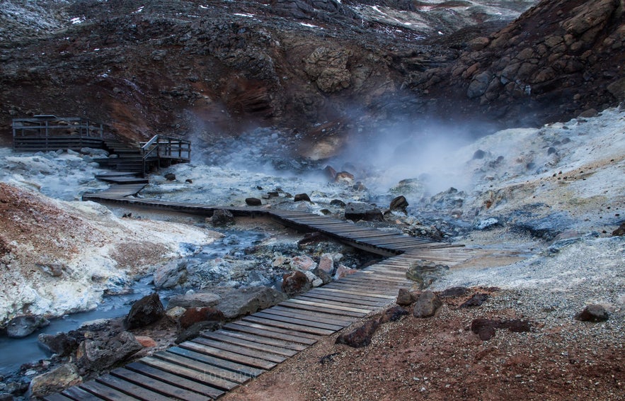 SeltÃºn geothermal area in Reykjanes peninsula