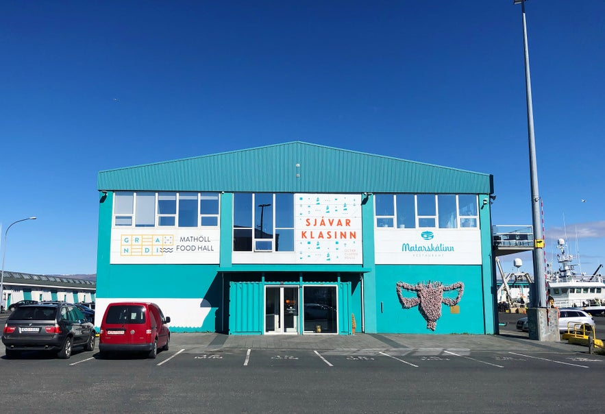Grandi Mathöll food hall in Reykjavik by the harbor. Grandi Mathöll food hall in Reykjavik by the harbor.