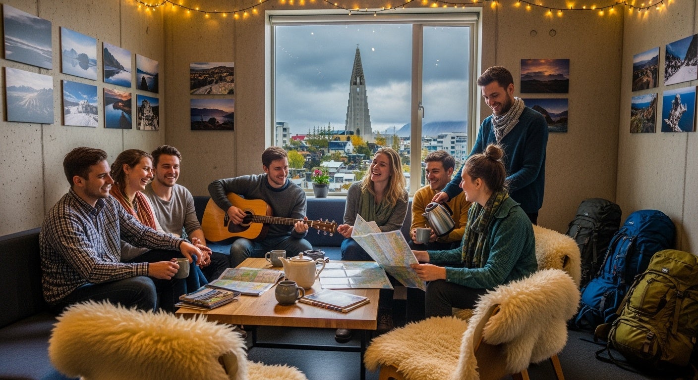 Vandrerhjem på Island