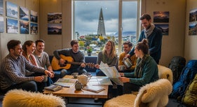 Vandrerhjem på Island