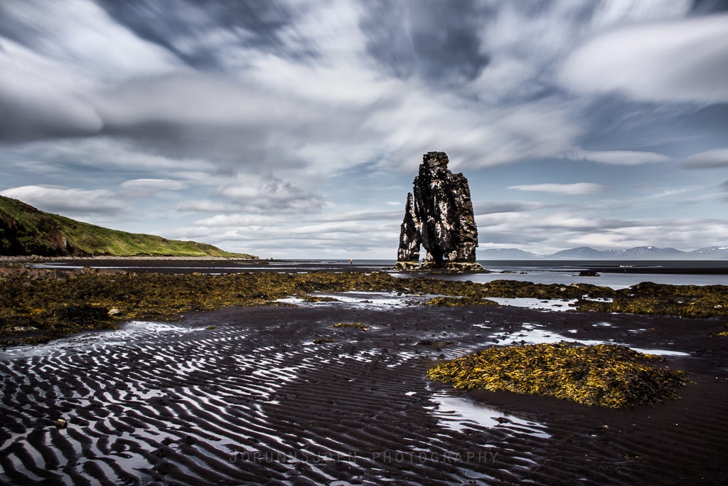 Exploring the Big Monster Hvítserkur in Northwest Iceland