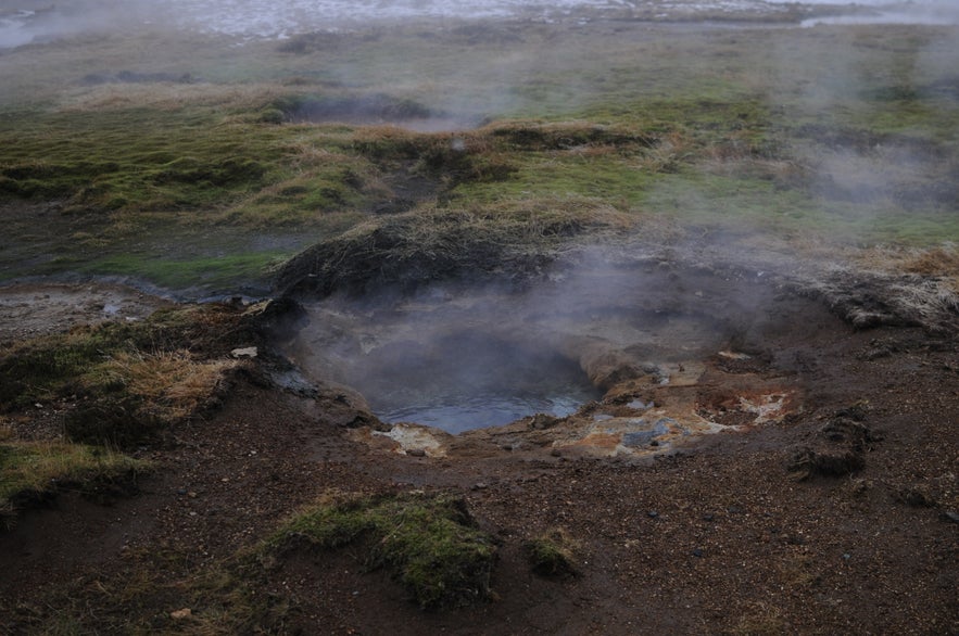 A hot spring in south Iceland