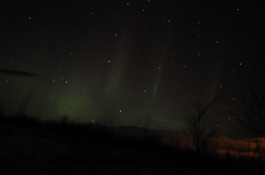 Northern Lights in Laugardalur 