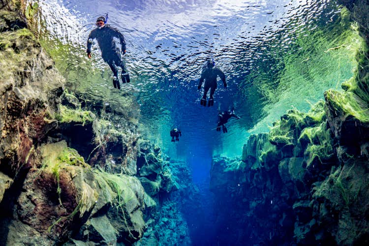 Silfra Fissure Snorkeling Tour with Free Underwater Photos and Hot Drinks