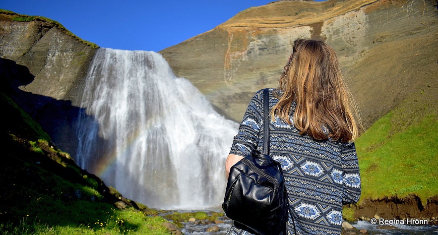 Tjörneslögin Fossils, Lignite Mines & the Waterfall Skeifárfoss on the Tjörnes Peninsula