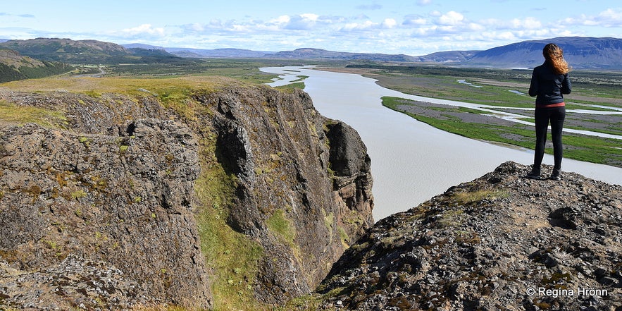 Stöng - Ruins of a Real Viking Settlement Manor and the Reconstructed Saga-Age Farm in Iceland