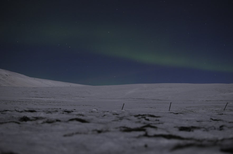 Majestic Northern Lights in þórufoss