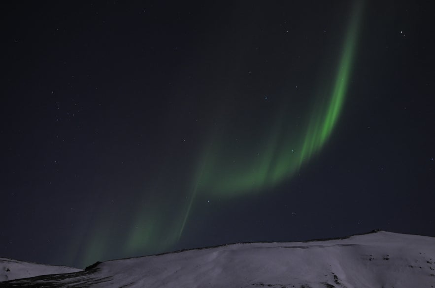 Majestic Northern Lights in þórufoss