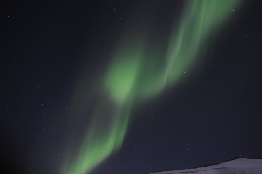 Majestic Northern Lights in þórufoss