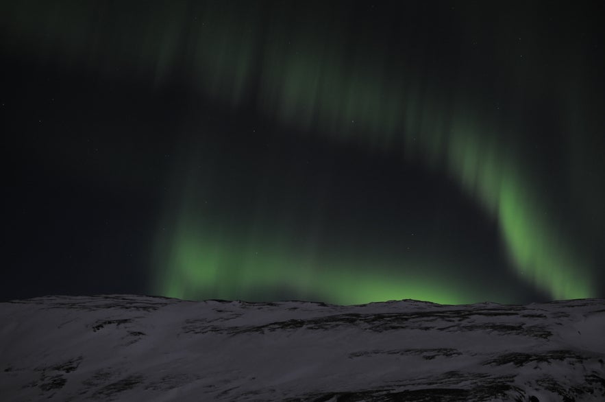 Majestic Northern Lights in þórufoss