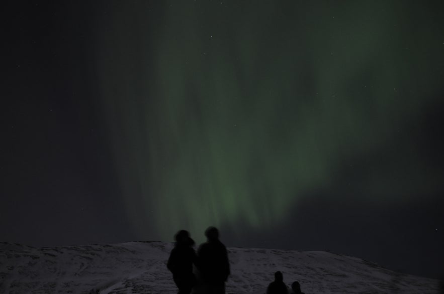 Majestic Northern Lights in þórufoss