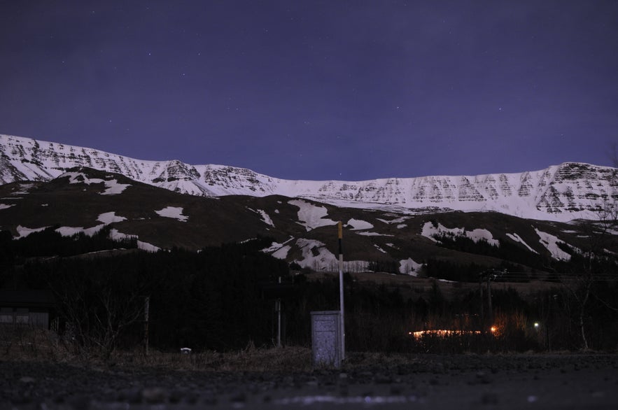 Overwhelming Northern Lights in Laxá