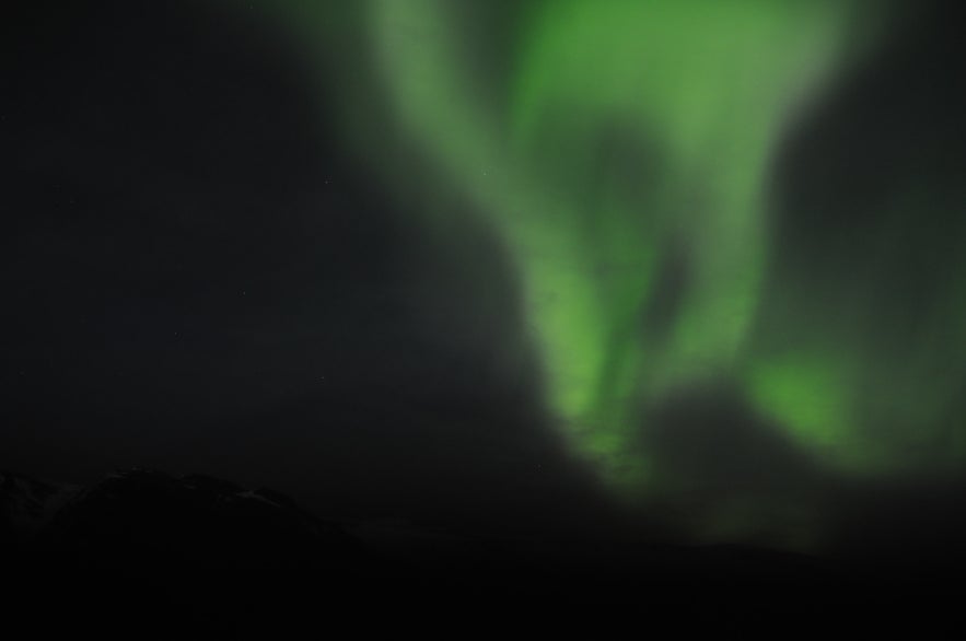 Overwhelming Northern Lights in Laxá