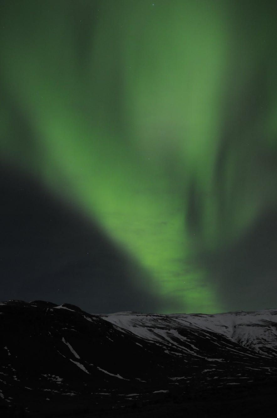 Overwhelming Northern Lights in Laxá