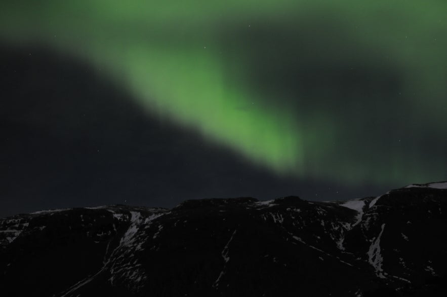 Overwhelming Northern Lights in Laxá