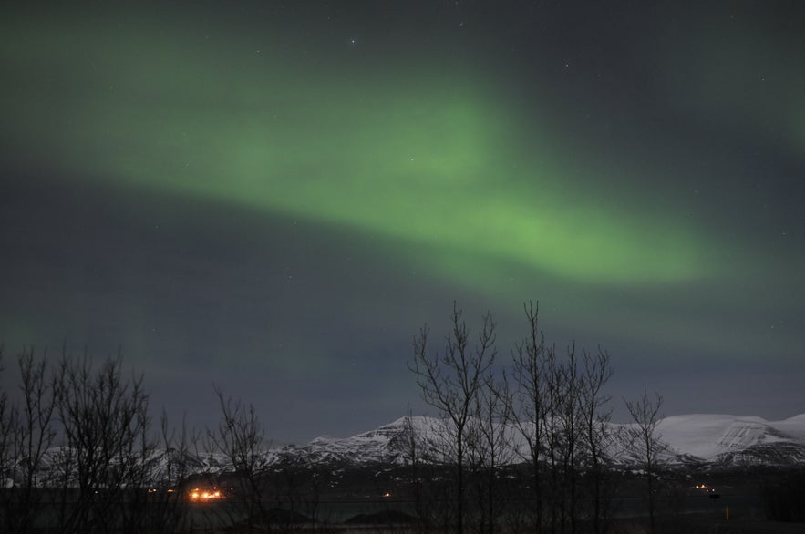 Overwhelming Northern Lights in Laxá