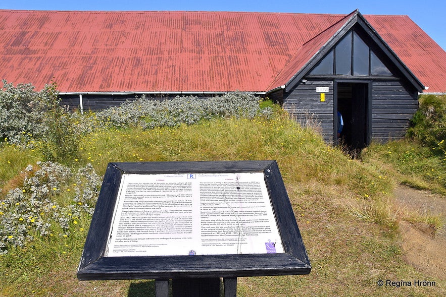 Stöng - Ruins of a Real Viking Settlement Manor and the Reconstructed Saga-Age Farm in Iceland