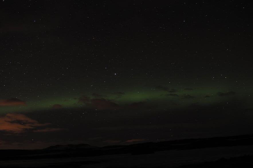 Northern Lights and Moon Rise