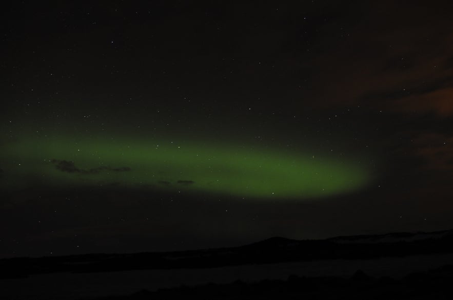 Northern Lights and Moon Rise