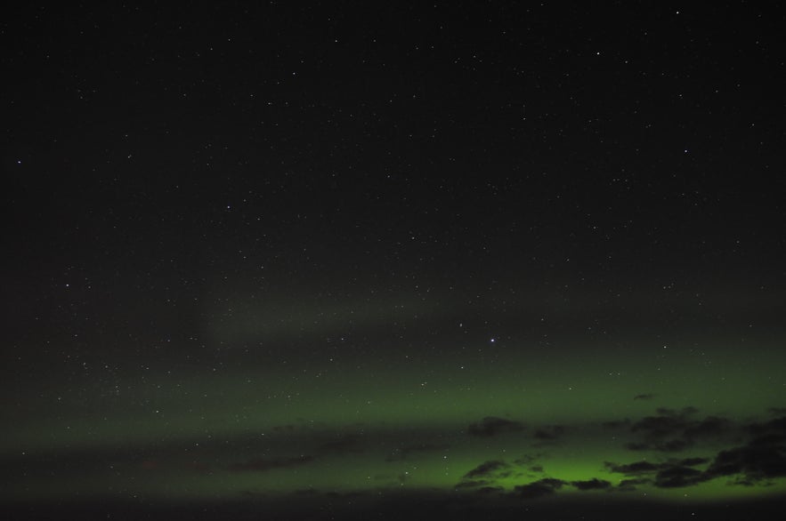 Northern Lights and Moon Rise