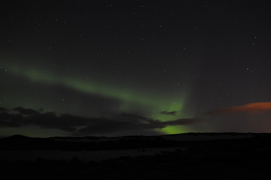 Northern Lights and Moon Rise