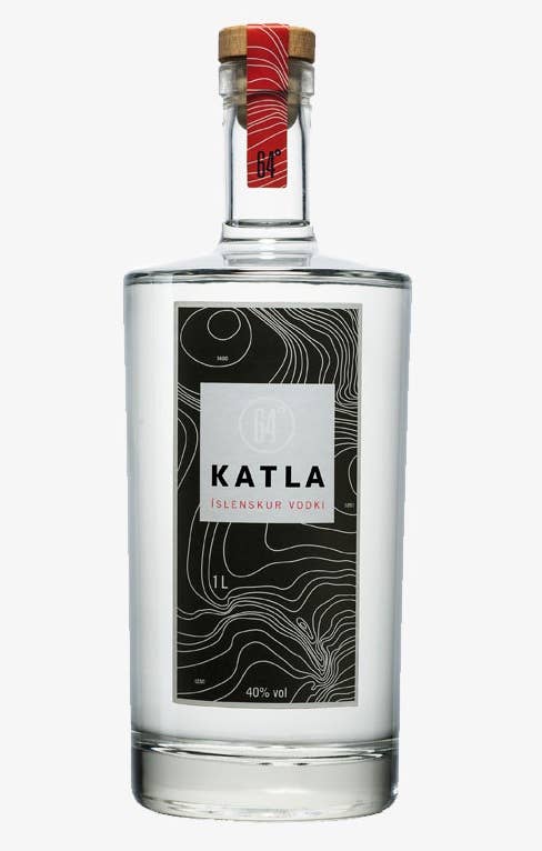 Katla is een van de premium IJslandse likeur en sterke drank, een zachte vodka gemaakt met puur IJslands water voor een frisse, heldere smaak.