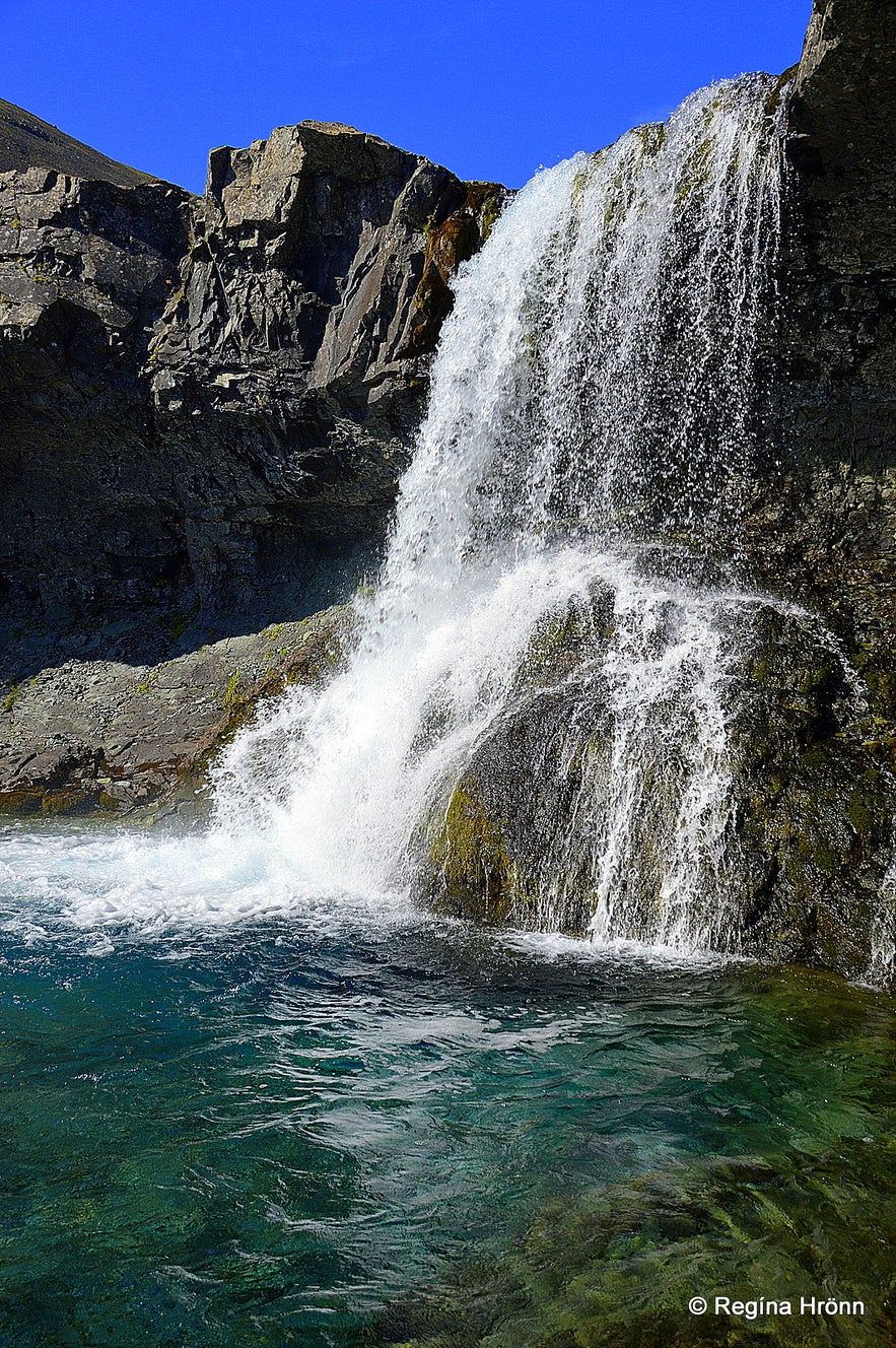 Skútafoss - the Hidden Waterfall of the Cave in East Iceland