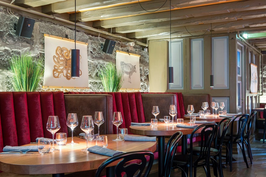 Matarkjallarinn (The Food Cellar) is a great restaurant located in downtown Reykjavik