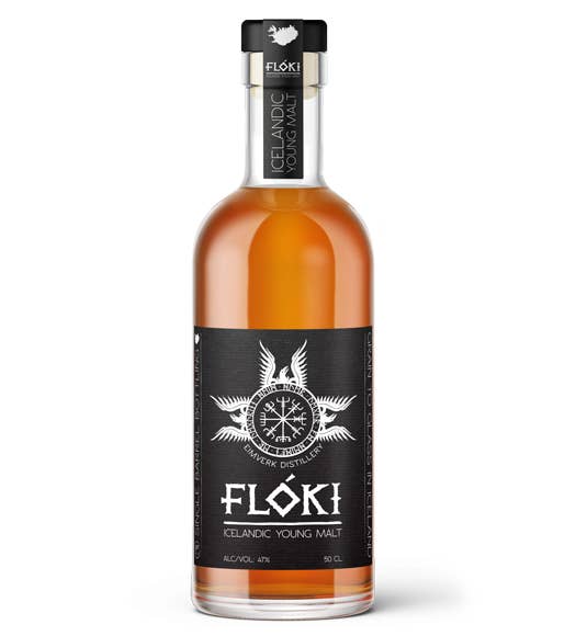 Floki is een van de unieke IJslandse likeur en sterke drank, een single malt whisky gemaakt door Eimverk Distillery in IJsland.