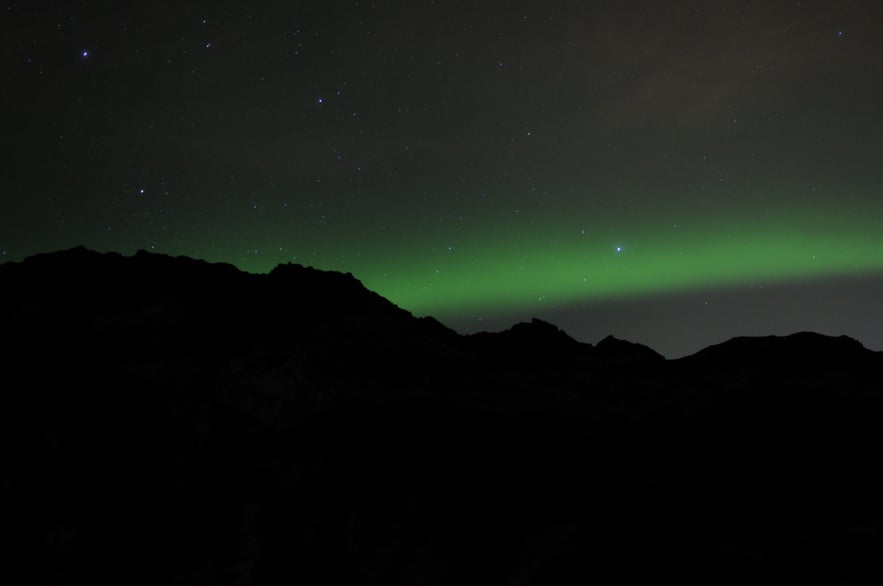 Northern Lights in Kleifarvatn