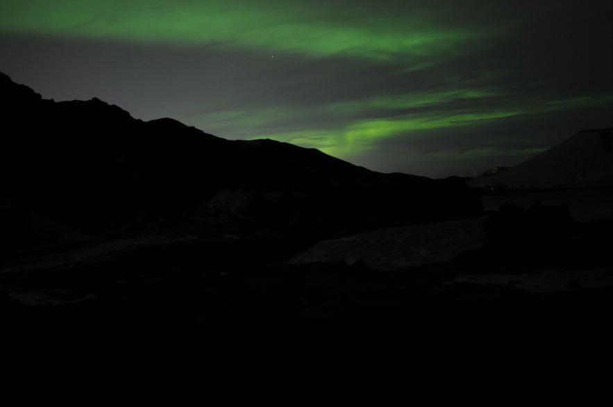 Northern Lights in Kleifarvatn