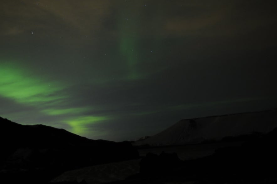 Northern Lights in Kleifarvatn