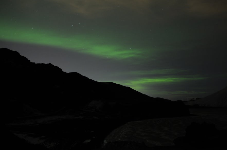 Northern Lights in Kleifarvatn